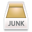 Box, junk Black icon