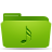 Folder, green, music OliveDrab icon