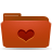 Favorites, Folder, red Firebrick icon