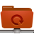 Remote, Folder, red, backup Firebrick icon