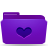 Favorites, violet, Folder DarkViolet icon