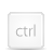 Key, Ctrl, alternative WhiteSmoke icon