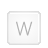 w, Key WhiteSmoke icon