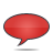 speech, Bubble, red Crimson icon