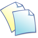 Duplicate, papers, files, Note, Copy, documents Black icon