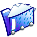 Folder, Blue Black icon