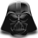 star wars, helmet, Darth vader DarkSlateGray icon