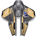 wan, Obi, starfighter DarkSlateGray icon