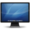 mac, screen, monitor SteelBlue icon