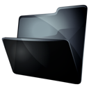 Folder, Black, grey Black icon