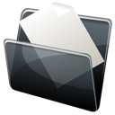 download, documents, Folder Black icon