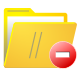 remove, Folder SandyBrown icon