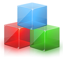 module, Modules, Cubes Black icon