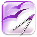 Draw, Openofficeorg, 20 Lavender icon