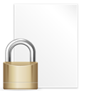 File, locked WhiteSmoke icon