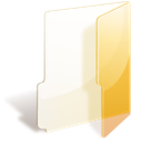 Folder, yellow Black icon