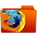 Browser, Firefox, Folder Black icon