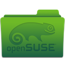 Folder, open, Suse OliveDrab icon