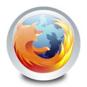 mozilla, Firefox Black icon