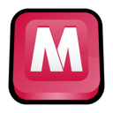 security, Mcafee, Center IndianRed icon