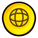 internet, Norton, security Gold icon