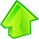 Up, Arrow GreenYellow icon