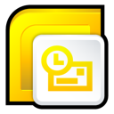 office, microsoft, outlook, 2007 Gold icon