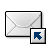 mail, replied Black icon