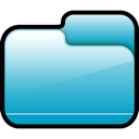 Blue, Closed, Folder LightSeaGreen icon