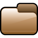 Closed, Brown, Folder Sienna icon