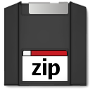 Dev, storage, zipdisk DarkSlateGray icon