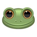 frog, Animal Black icon