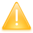 Alert, warning Orange icon