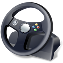 gamepad, steering wheel, controller DarkSlateGray icon