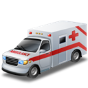 red cross, doctor, transportation, emergency, vehicle, Car, Ambulance Black icon