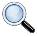 original, search, Magnifier, zoom CornflowerBlue icon