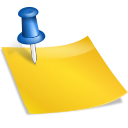 Notes, sticky, post it, Note, postit Gold icon