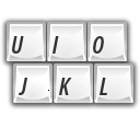 Keyboard, Characters WhiteSmoke icon
