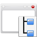 user interface, Folders, window, Tree WhiteSmoke icon