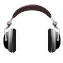 sound, Emblem, Audio, Headphones, music DarkSlateGray icon