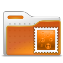 Email, Stamp, Folder Chocolate icon