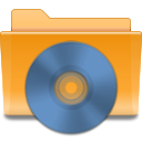 Cd, Folder, Kde SteelBlue icon