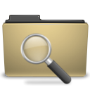 Folder, saved, manilla, search DarkKhaki icon