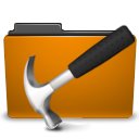 Orange, Development, Folder DarkGoldenrod icon