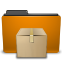 Orange, Folder, Tar DarkGoldenrod icon
