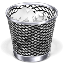 trash can, Full, recycle bin DarkSlateGray icon