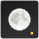 Clear, night, weather DarkSlateGray icon