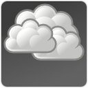 weather, Cloudy DimGray icon