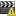Clapperboard, exclamation DarkSlateGray icon