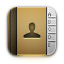 contacts, Address book DarkKhaki icon